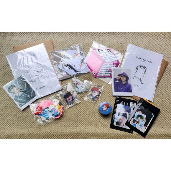 BTS Army Fan Club K pop Cards Keychains Box Collection Merchandise Stickers Etc - Picture 2 of 16